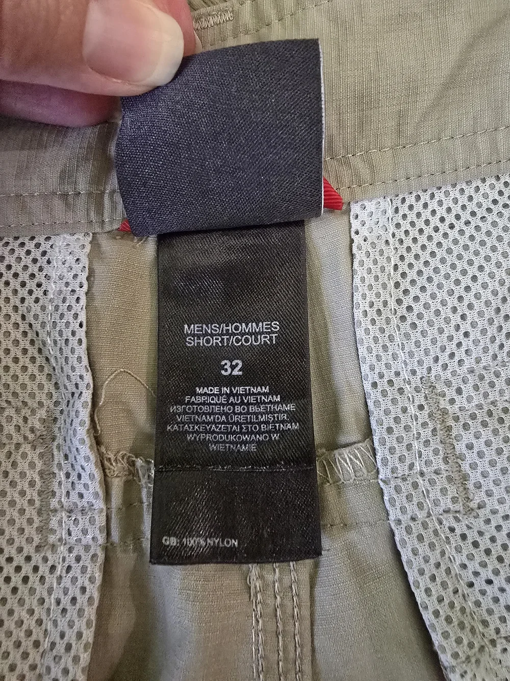 The North Face Men's Convertible Pants in Light Gray Size 32